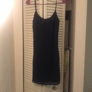 Lilly Pulitzer navy lace tank dress